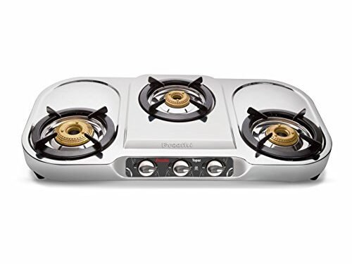 PREETHI GAS STOVE-TOPAZ 3B SS