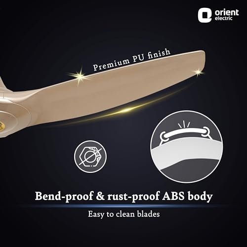 ORIENT CEILING FAN-AEROQUIET 1200MM MYSTIC GOLD - Image 4