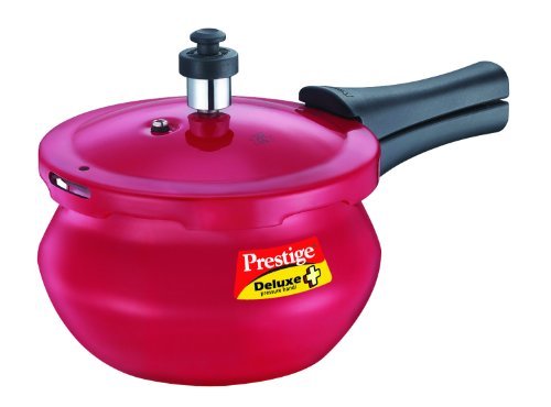 PRESTIGE COOKER-DLX+BABY HANDI 2LTR RED