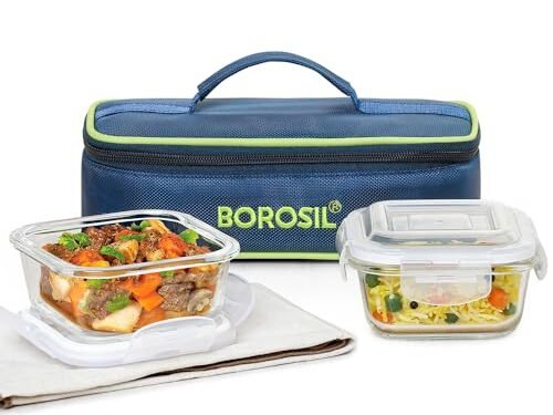 BOROSIL LUNCH BOX-SO2 HORIZONTAL 320ML