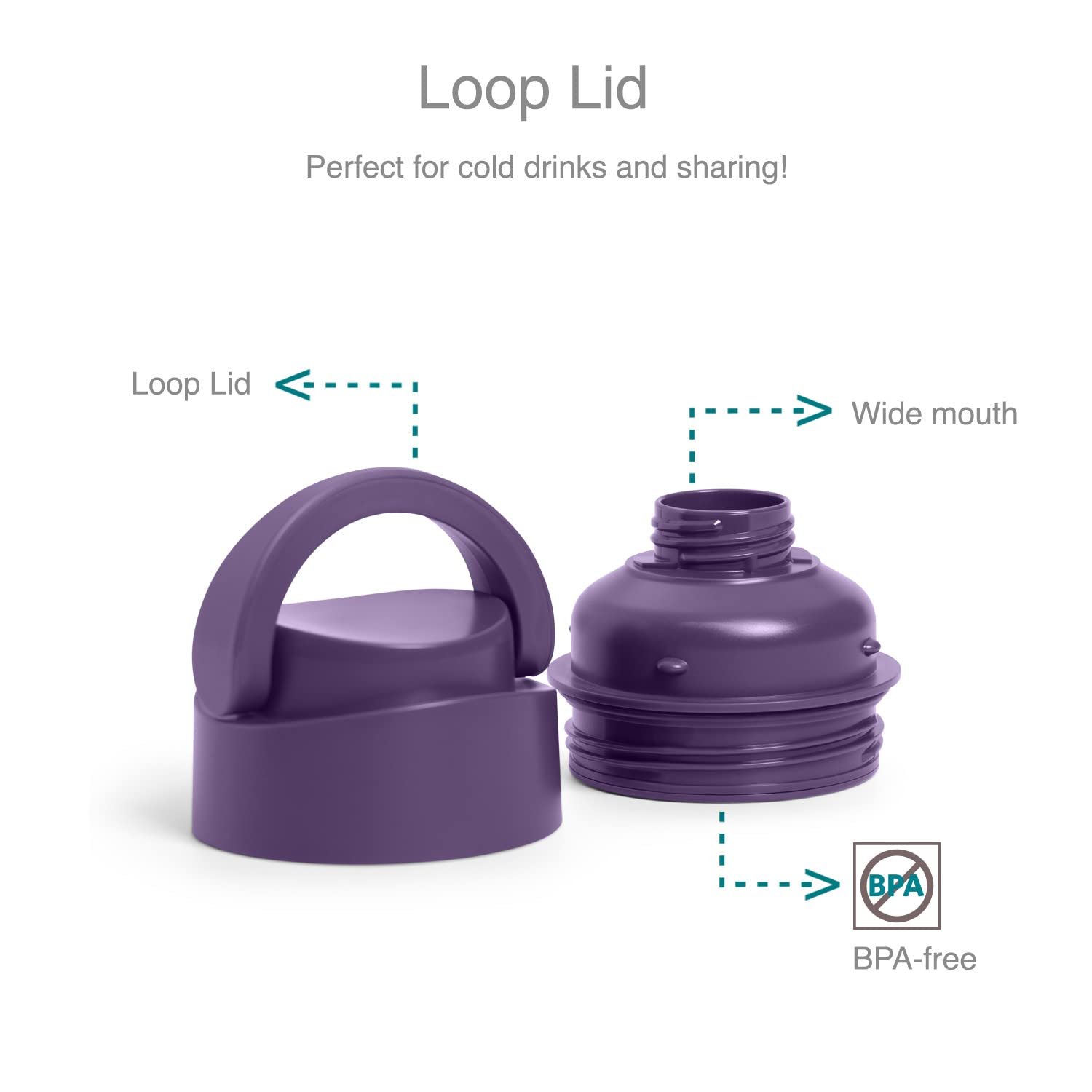 VAYA DRYNK WITH LOOP LID 600ML (PINK) - Image 4