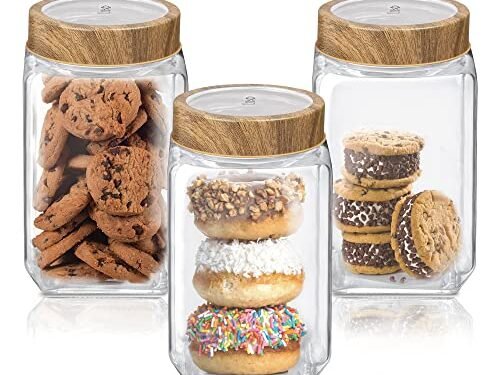 TREO-WOODY CUBE JAR 800ML