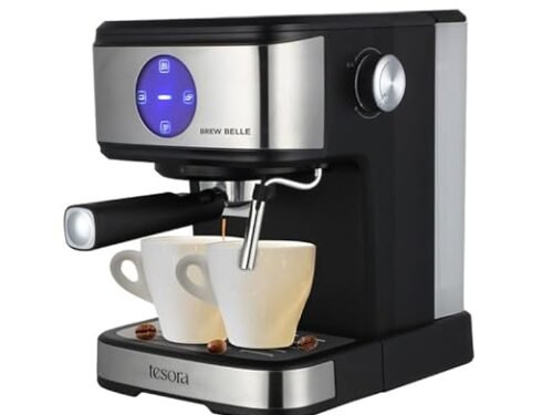tesora espresso coffee machin ebrew belle