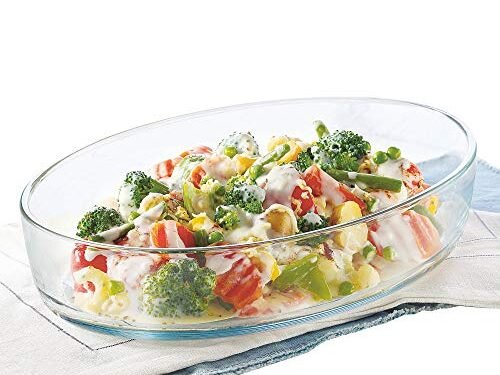 BOROSIL DISH-OVAL BAKING 3LTR
