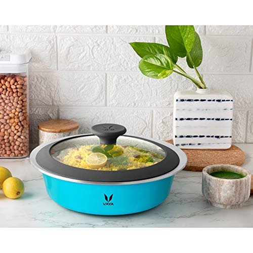 VAYA HAUTECASE GLASS LID-1100ML (AZURE BLUE) - Image 6