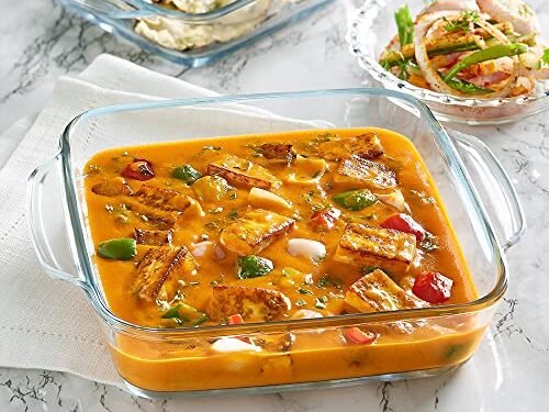 BOROSIL DISH-SQUARE DISH 1.6LTR W/H LID