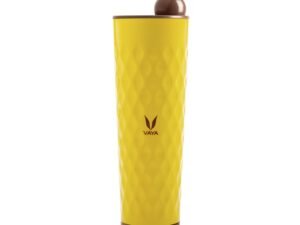 VAYA DRYNK WITH GLOBE LID 600ML (YELLOW)