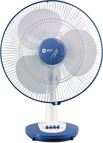 ORIENT TABLE FAN-DESK 25 400MM AZURE BLUE WHITE