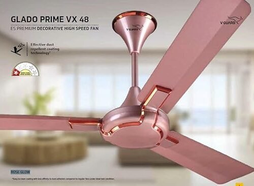 VGUARD CEILING FAN-GLADO PRIME VX 1200MM ROSE GLOW