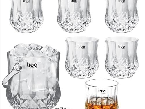 TREO CRYSTAL ON THE ROCKS 7PCS SET