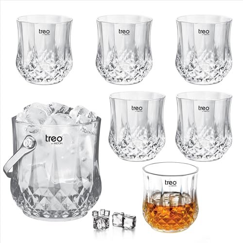 TREO CRYSTAL ON THE ROCKS 7PCS SET