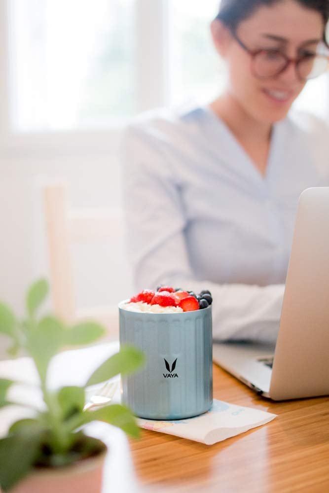 VAYA PRESERVE KIDS LUNCHKIT 500ML (BLUE WITH GOCHAMP BUNNY) - Image 8