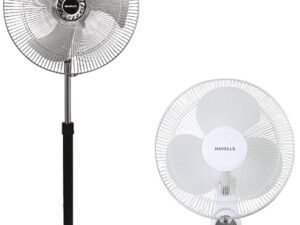 havells  wall fan-v3 wall silver black 450mm
