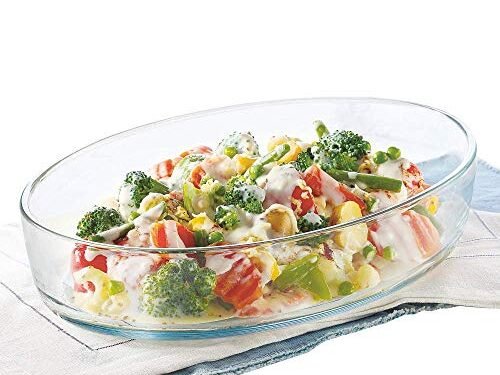BOROSIL DISH-OVAL BAKING 700ML