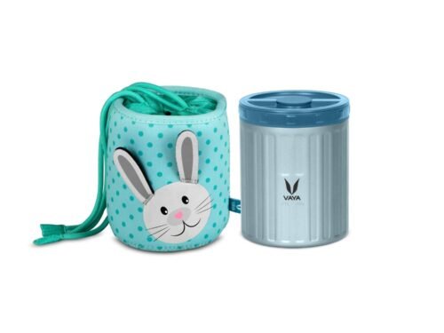 VAYA PRESERVE KIDS LUNCHKIT 500ML (BLUE WITH GOCHAMP BUNNY)