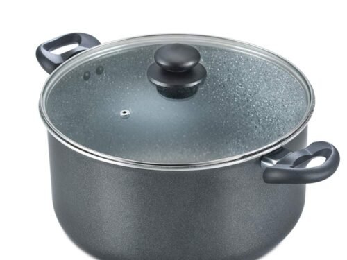 PRESTIGE STOCK POT-OMEGA DLX GRANITE W/LID 280MM