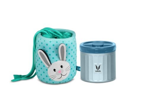 VAYA PRESERVE KIDS LUNCHKIT 300ML (BLUE WITH GOCHAMP BUNNY)