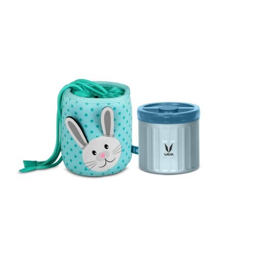 VAYA PRESERVE KIDS LUNCHKIT 300ML (BLUE WITH GOCHAMP BUNNY)