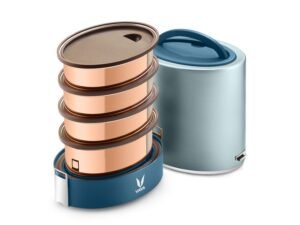 VAYA TYFFYN WITH COPPER-FINISHED CONTAINERS 1300ML (BLUE)