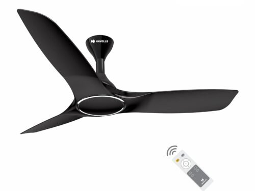 havells ceiling fan -stealth smart metallic black 1200mm