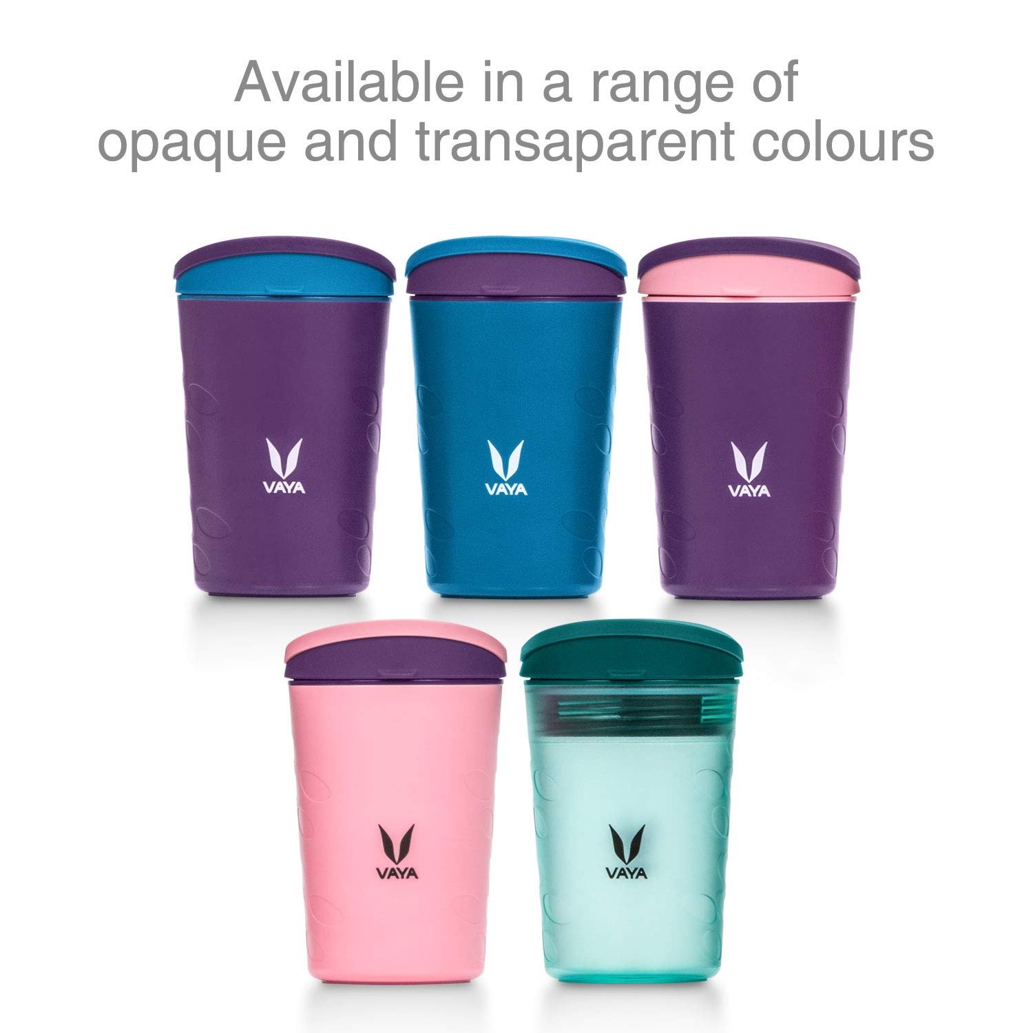 VAYA DRYNK WITH PEDIASAFE LID 280ML (PINK) - Image 6