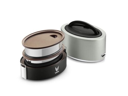 VAYA TYFFYNLYTE WITH POLISHED STAINLESS STEEL CONTAINERS 600ML (SILVER)