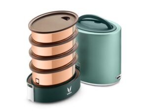 VAYA TYFFYN WITH COPPER-FINISHED CONTAINERS 1300ML (GREEN)