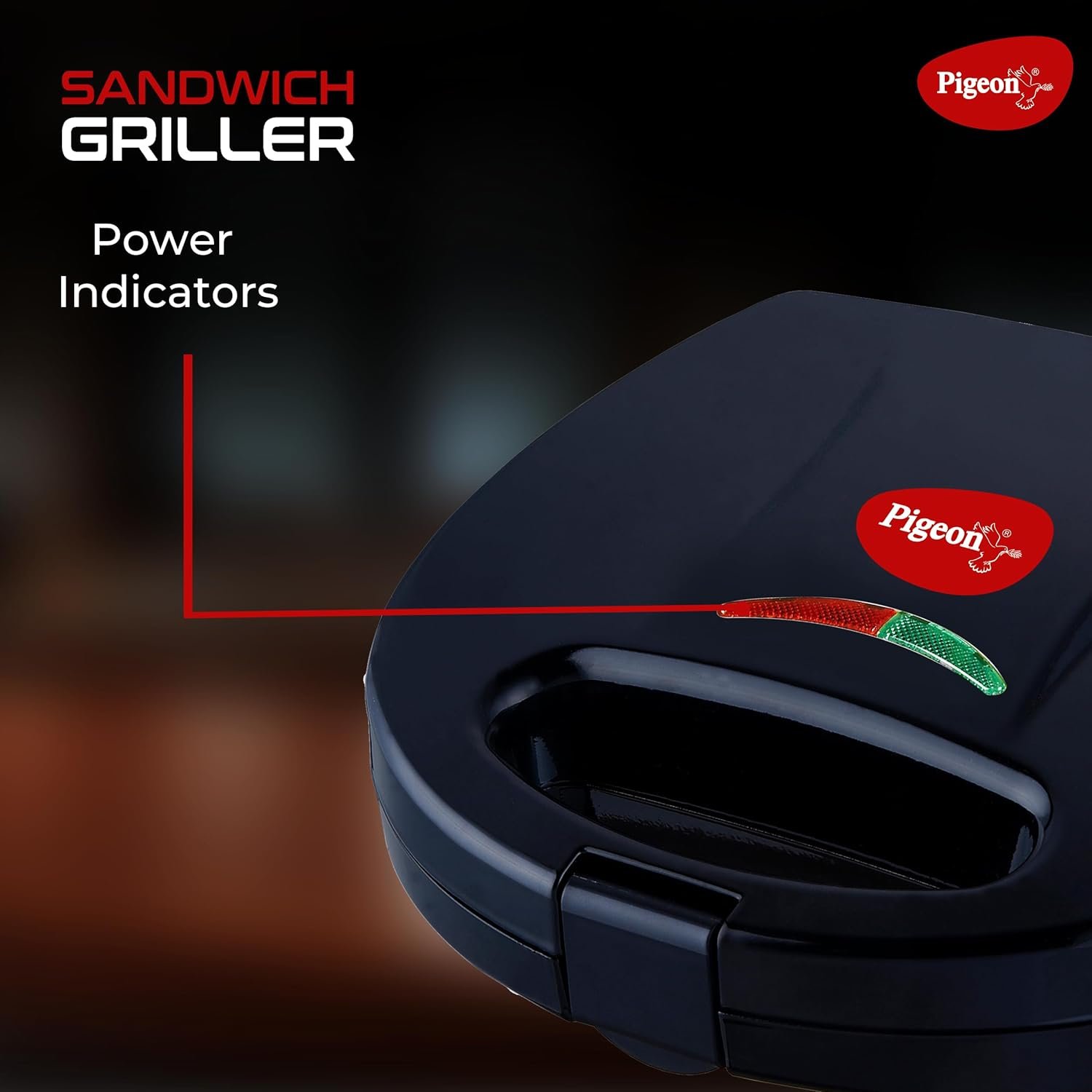 PIGEON SANDWICH GRILLER BLACK - Image 3