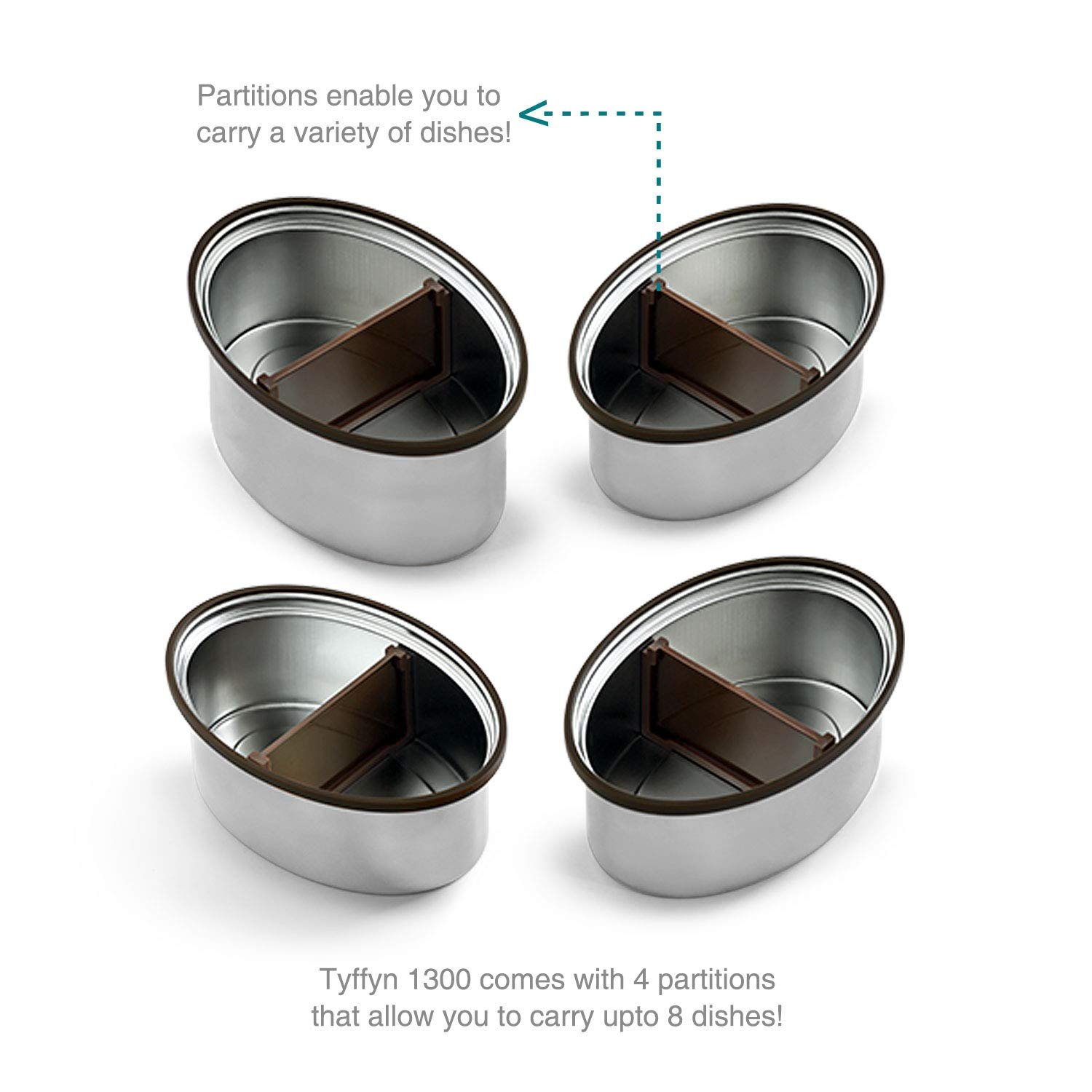 VAYA TYFFYNLYTE WITH POLISHED STAINLESS STEEL CONTAINERS 1300ML (GRAPHITE) - Image 5