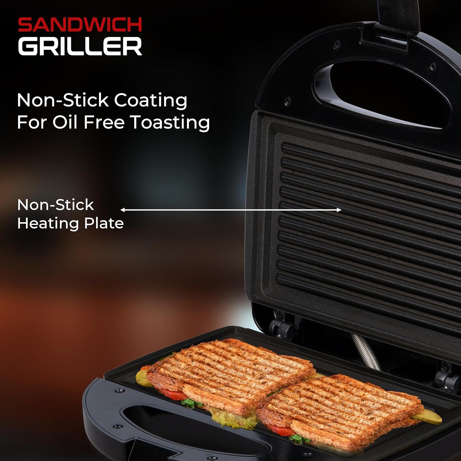 PIGEON SANDWICH GRILLER BLACK - Image 5