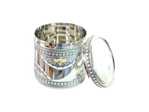 MIRROR ANTIQUE CONICAL DABBA (LARGE)