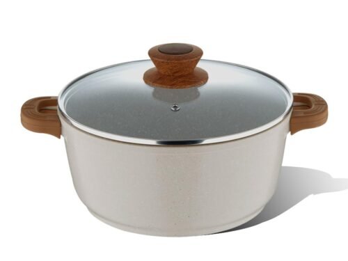 BERGNER CASSEROLE-NATURALLY CAST ALU 240MM W/LID