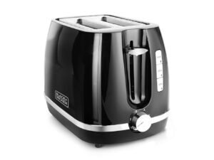 BLACK DECKER-2 SLICE POP-UP TOASTER WITH BUN WARMER-870W