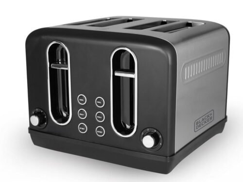 BLACK DECKER-4 SLICE STAINLESS STEEL POP-UP TOASTER-2300W