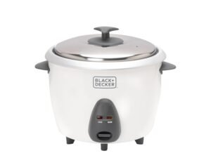 BLACK DECKER-RICE COOKER W/DOUBLE POT 1.8L-700W