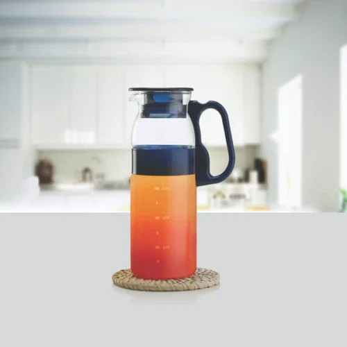BOROSIL JUG-MARINA W/PLASTIC HANDLE 800ML