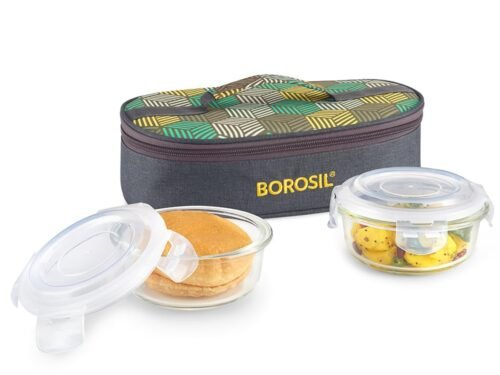 BOROSIL LUNCH BOX-SO2 400ML H