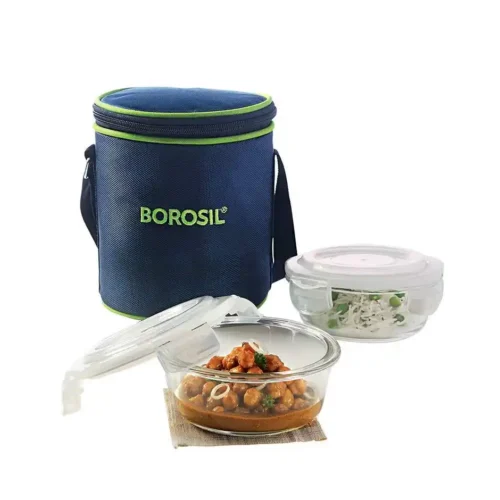 BOROSIL LUNCH BOX-SO2 VERTICLE 400ML
