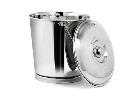 MIRROR BUCKET WITH COVER (NO.12)