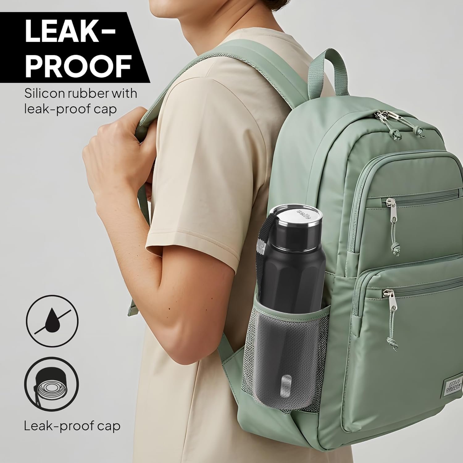 CELLO W/B-PURO STEEL X TURBO 900ML BLACK - Image 4