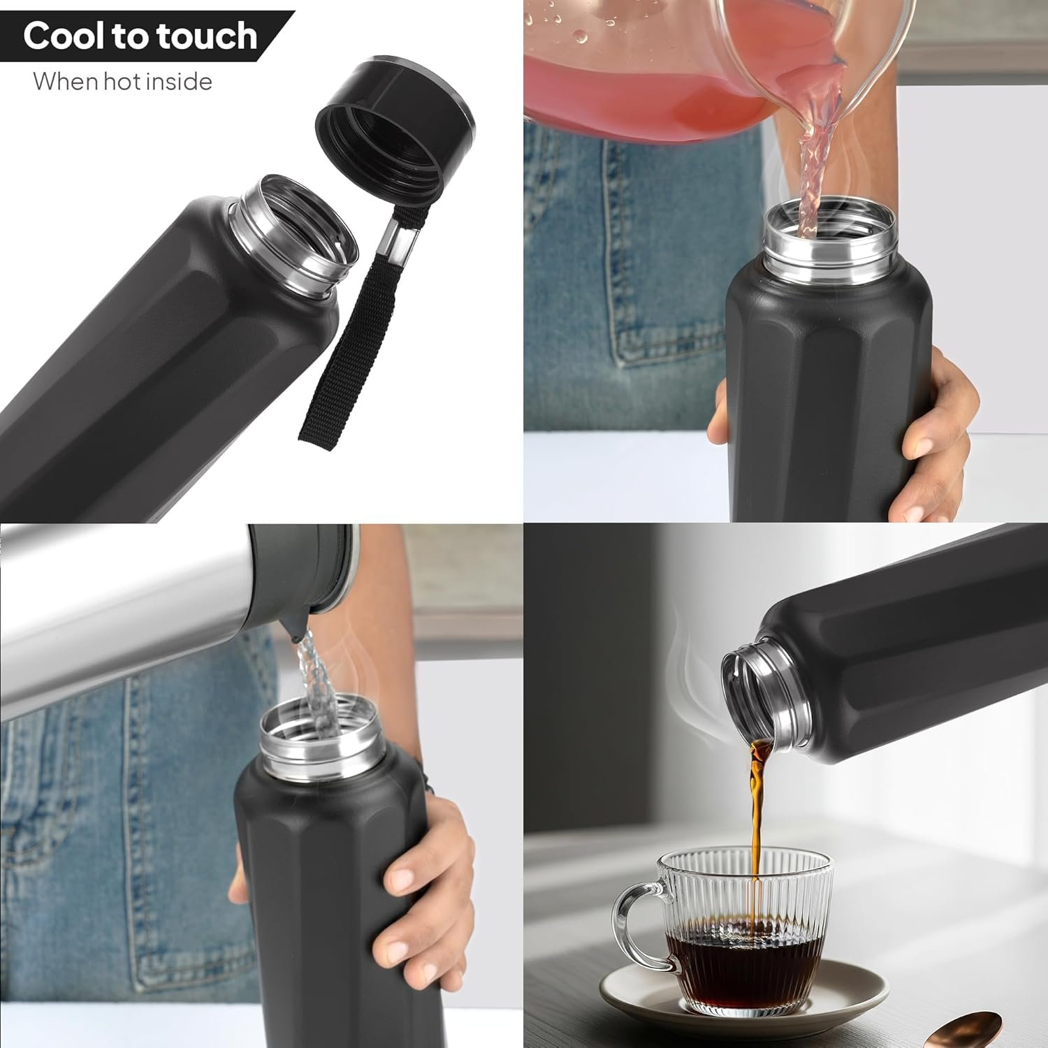 CELLO W/B-PURO STEEL X TURBO 900ML BLACK - Image 5