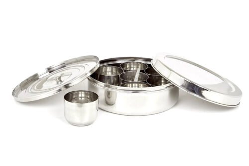 MIRROR CLASSIC MASALA DABBA WITH INNER LID (NO.13)