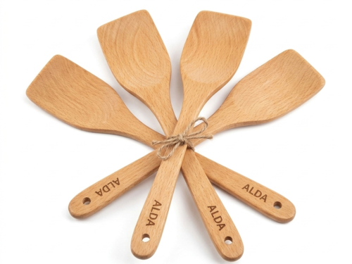 ALDA KITCHEN TOOLS BAMBOO SLOTTED TURNER(SET OF 4)