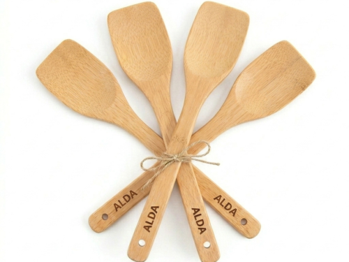 ALDA KITCHEN TOOLS BAMBOO SOLID TURNER(SET OF 4)