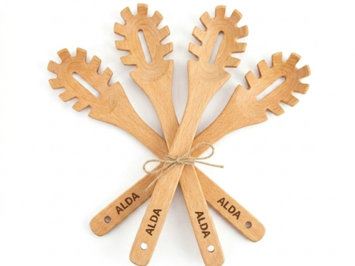 ALDA KITCHEN TOOLS BAMBOO NOODLE SPOON(SET OF 4)