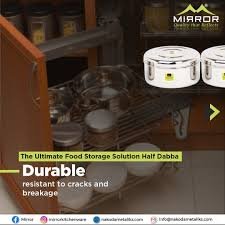 MIRROR HALF DABBA (NO.20)