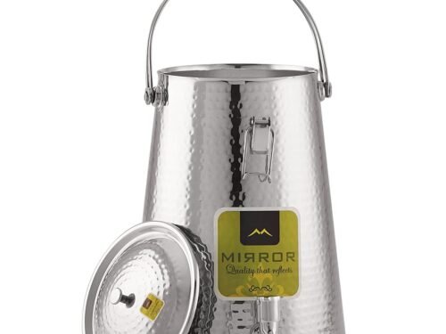 MIRROR CONICAL WATER TANK-HAMMERED (LARGE)
