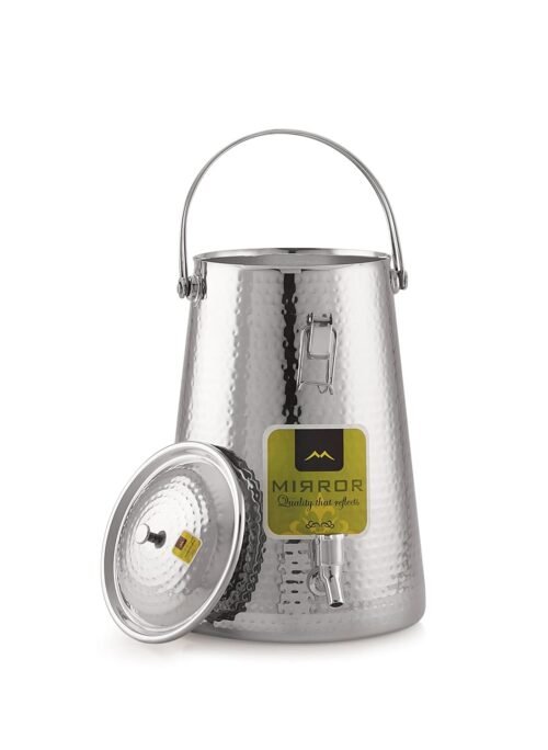 MIRROR CONICAL WATER TANK-HAMMERED (LARGE)