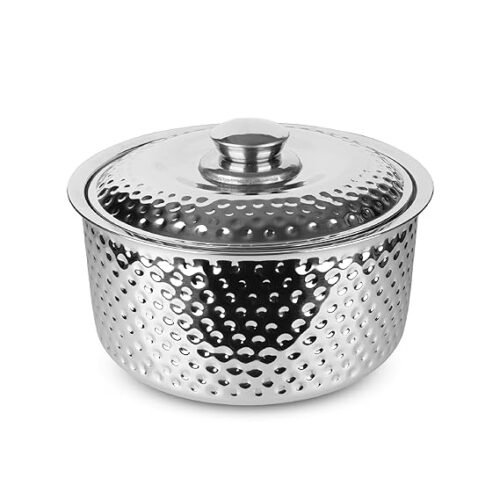 MIRROR HAMMERED ROTI POT(3000ML)
