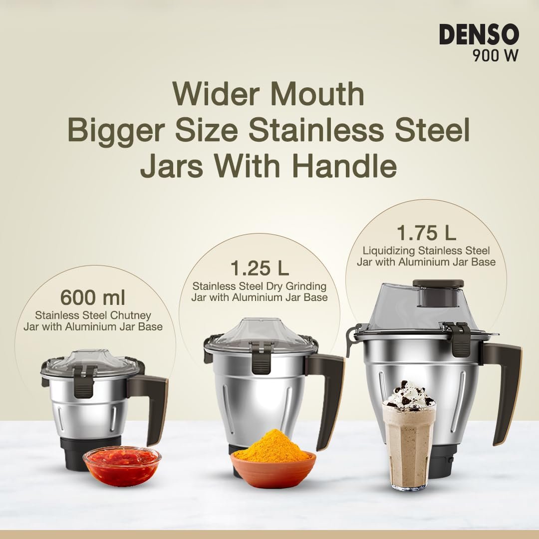 HAVELLS MIXER GRINDER DENSO 3 JAR - Image 5